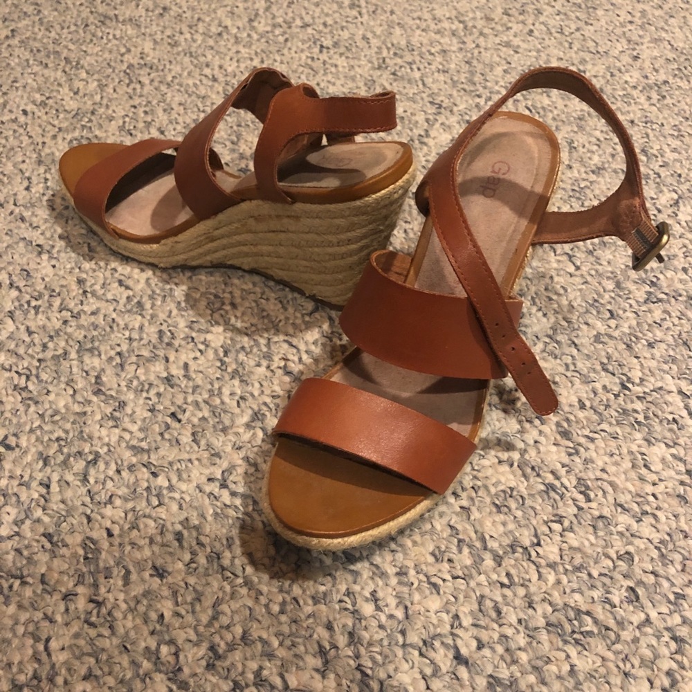 Brown Summer Wedges